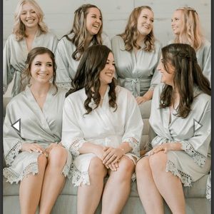 Sage green wedding Bridesmaids Robes